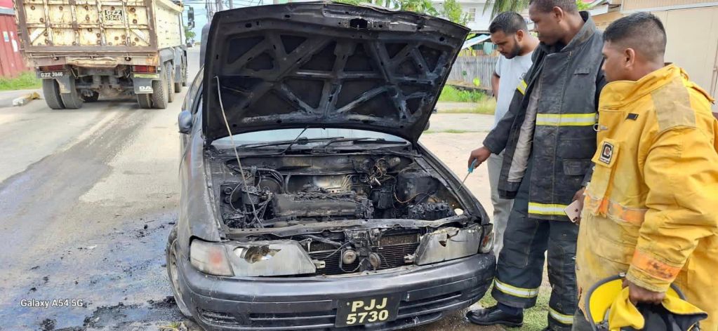 Car, houses destroyed as firefighters battled five fires in one day