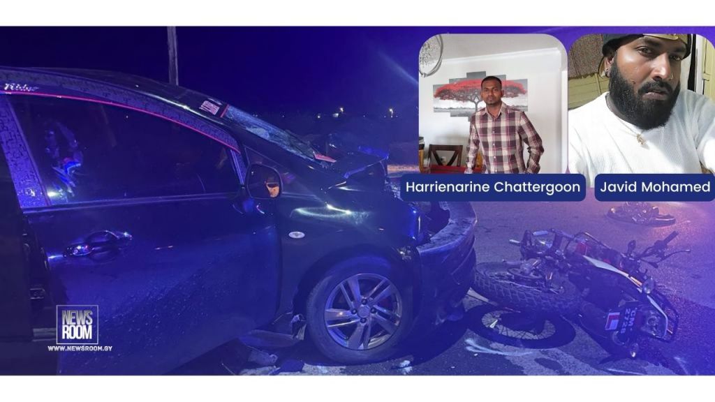 Two friends die after motorcycle, car collide