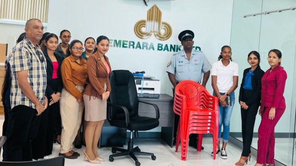 Demerara Bank helps to repair Dharm Shala; improve livelihood of families