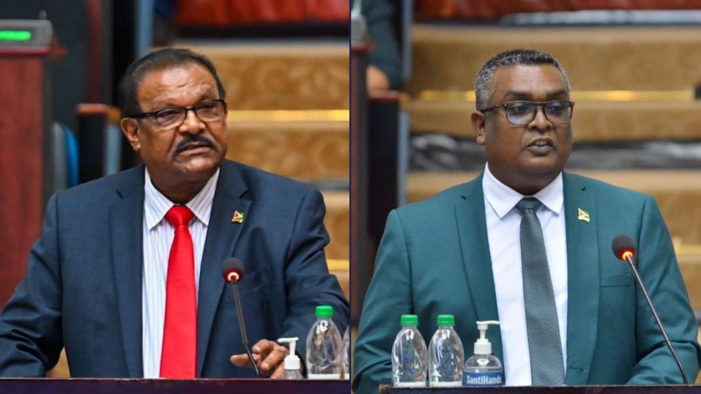 Mahipaul, Persaud seek support for respective parties in budget debate speeches