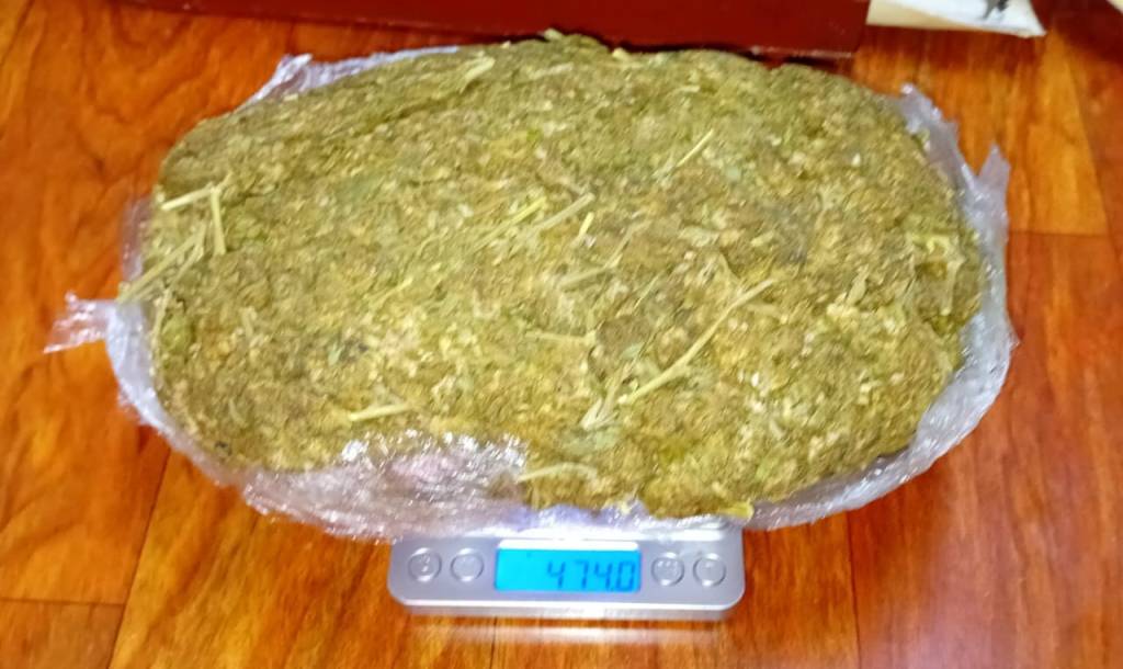 Miner, 41, arrested with 1lb marijuana