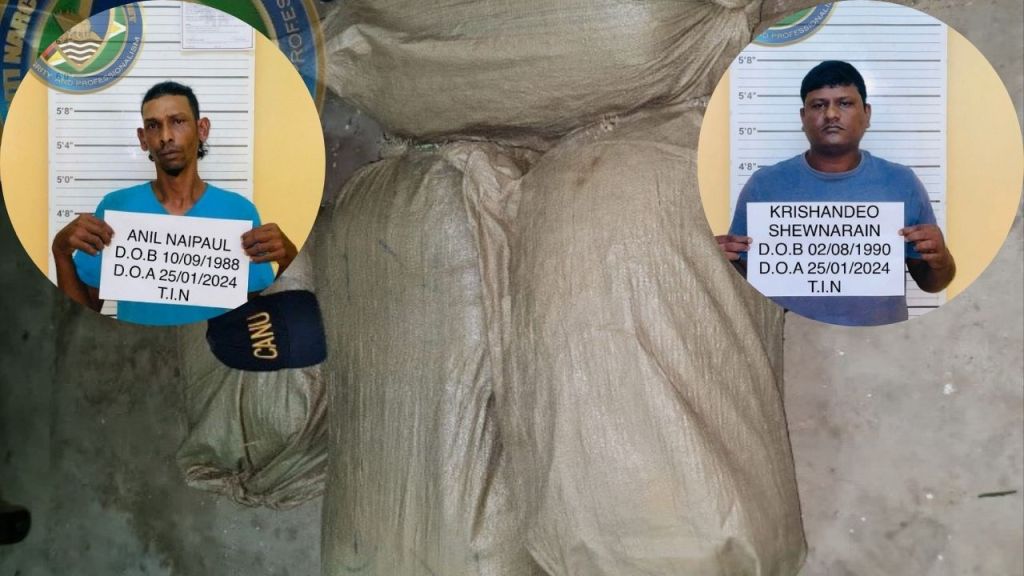 Berbice duo busted packing $23M in ganja into car
