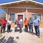 Another commitment fulfilled as Lethem residents get keys to $3M clay brick houses