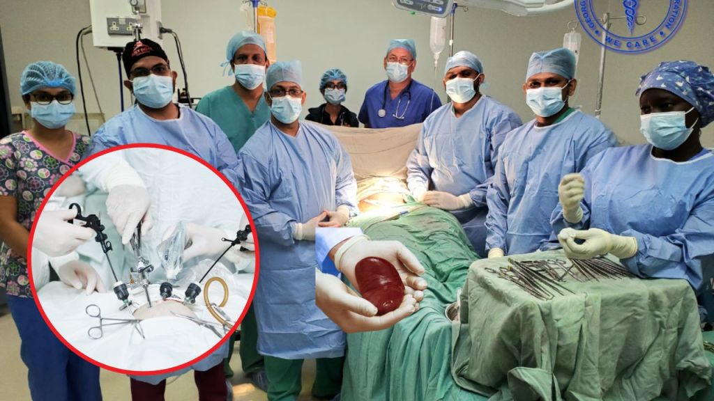 GPHC celebrates milestone with first laparoscopic living kidney transplant