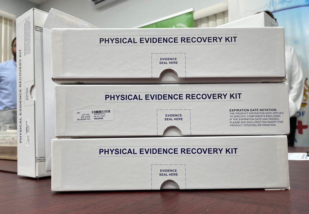 Health workers being trained to properly collect sexual assault evidence