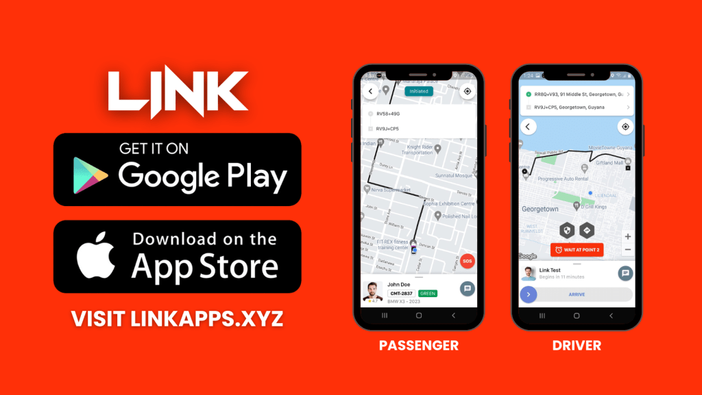 New taxi App LINK now live in Guyana