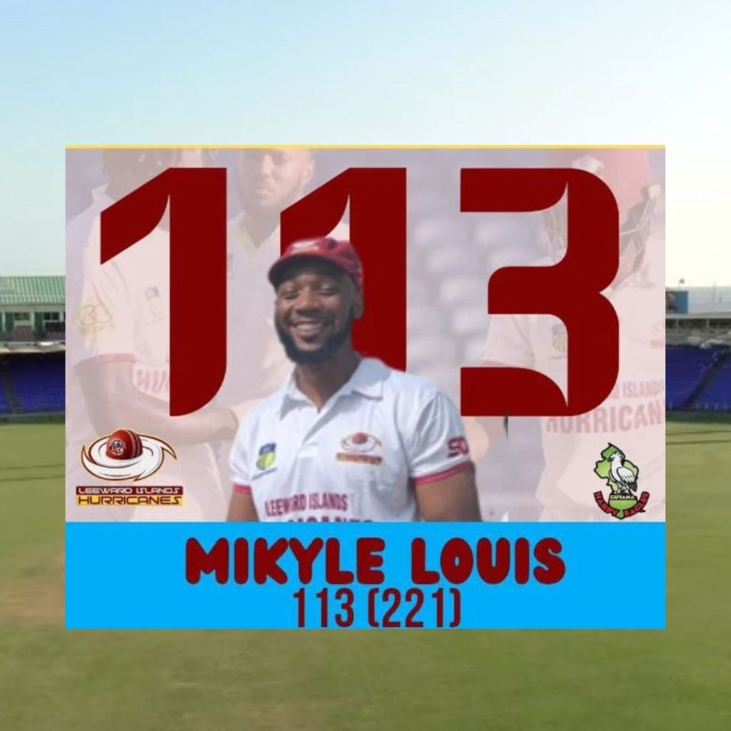 FOUR-DAY: Louis (113) and Hamilton (77) put Hurricanes in command against Harpy Eagles