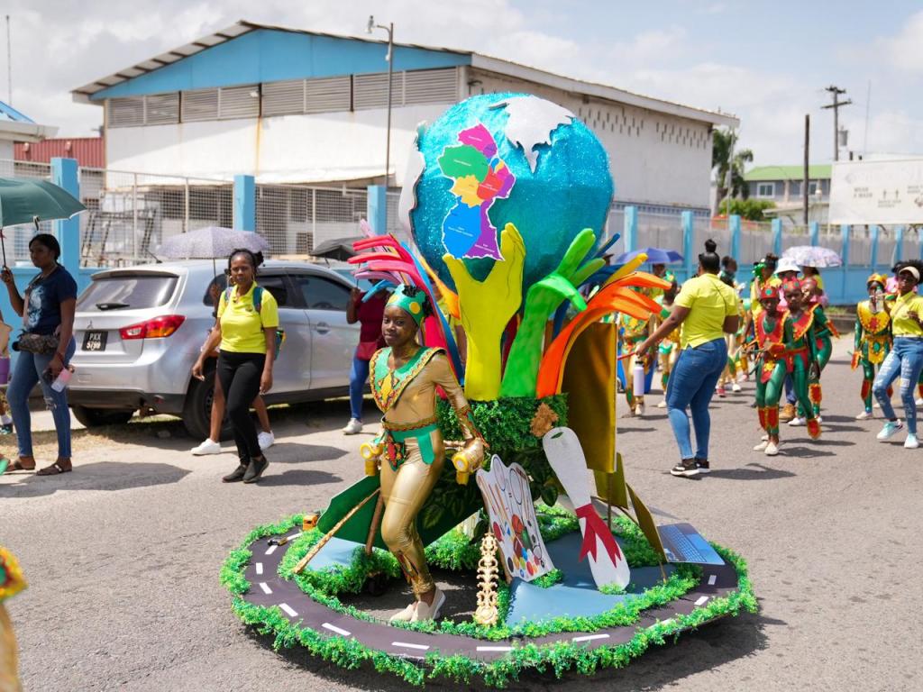 Spectacular costume, float parade brings curtains down on 2024 Children’s Mashramani Competition