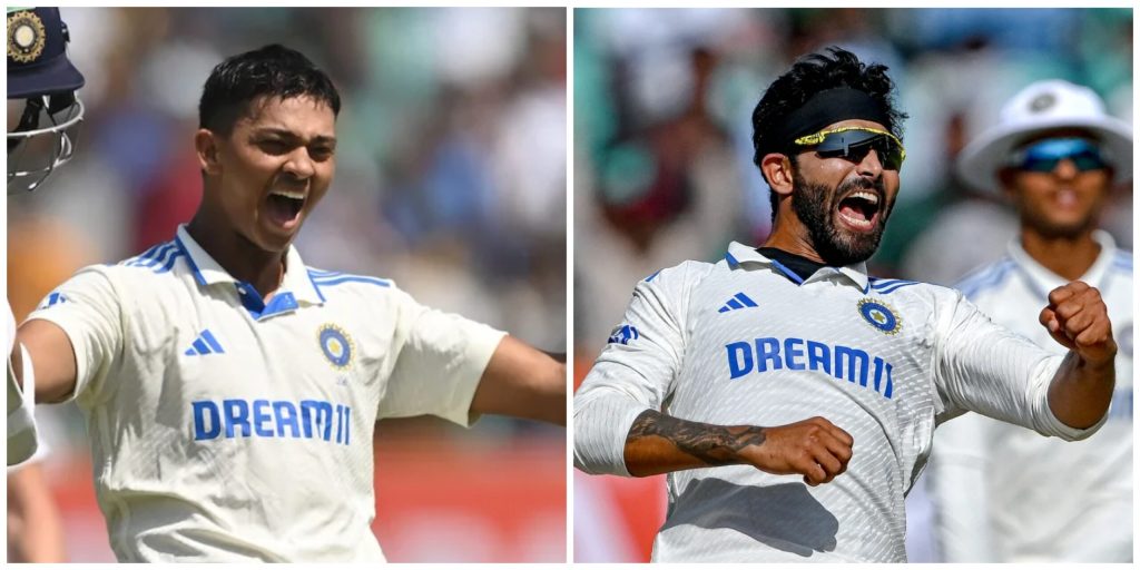 Jaiswal, Jadeja lead India’s demolition of England by 434 runs