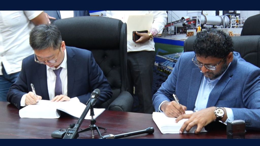 US$75M contract inked for upgrades to Good Success to Timehri road