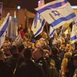 En images : à Tel-Aviv, une manifestation contre le gouvernement de Benyamin Nétanyahou