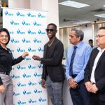 GBTI presents Gold Mastercard to cricket hero Shamar Joseph
