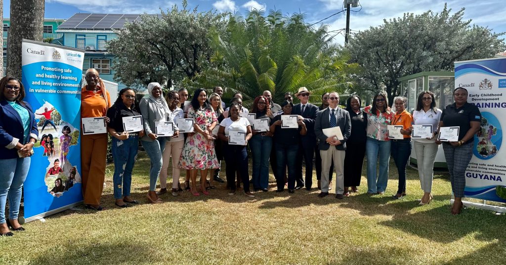 Over 50 persons undergo early childcare development training