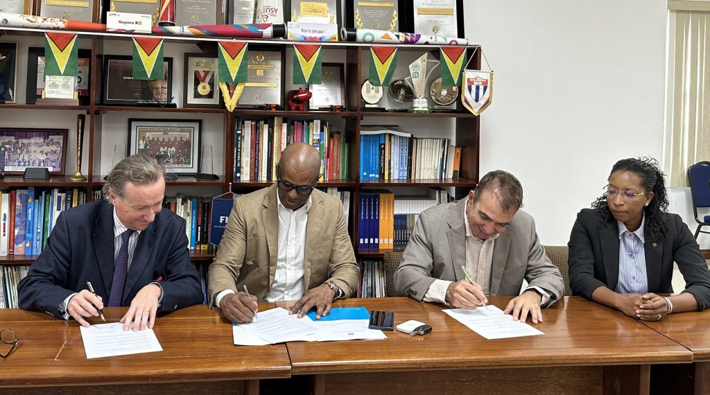 French Embassy, GOA and UNICEF Guyana ink partnership ahead of Paris 2024