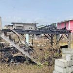Security guard’s house destroyed by fire