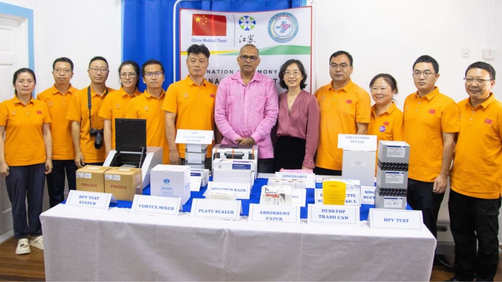 GPHC receives US$100,000 in HPV & cervical cancer screening equipment
