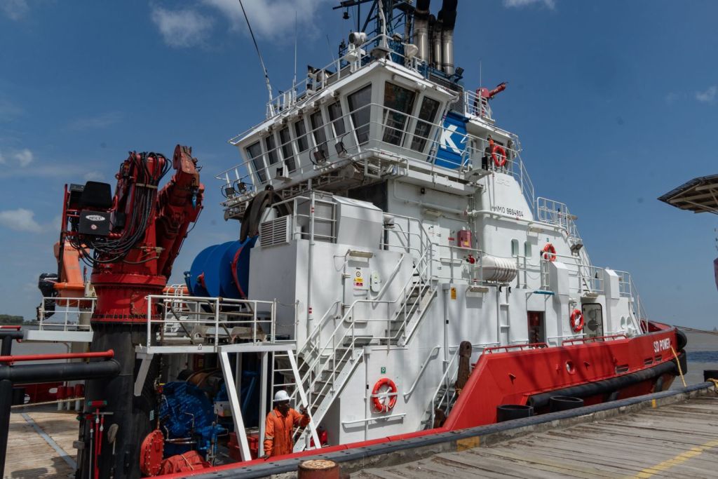 Local Content officials visit KOTUG’s offshore tug as company reinforces its commitment to building Guyanese capabilities