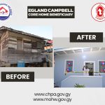 Fire victim among four ECD families to become homeowners