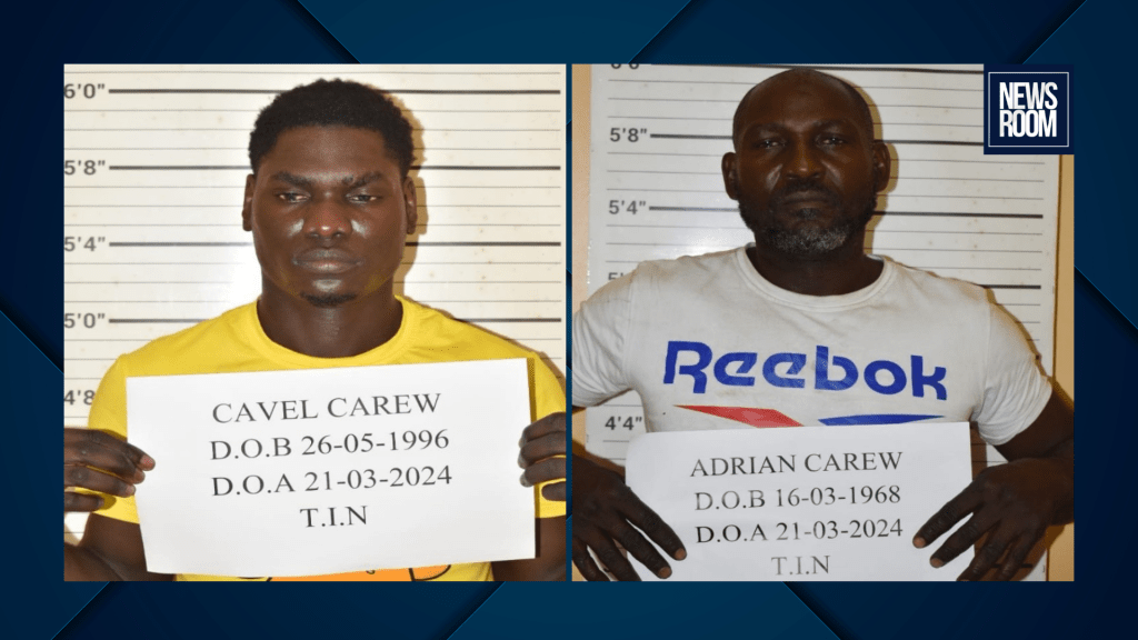 Father, son charged for possession of cocaine
