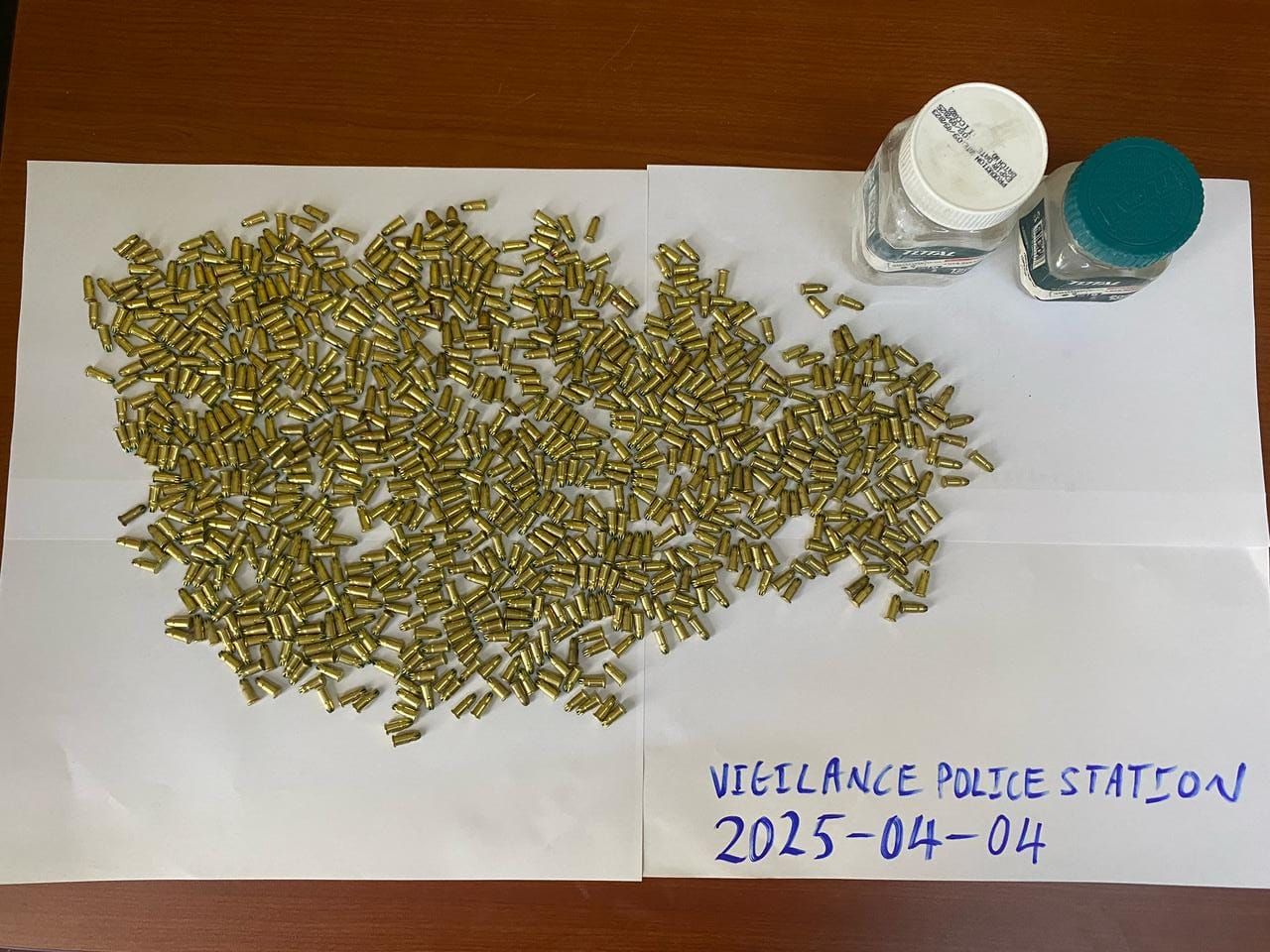 880 rounds of ammo found at Buxton house
