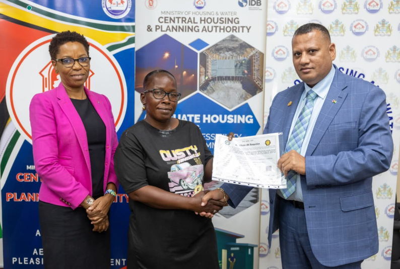 Single mother receives new home through Core Housing Programme