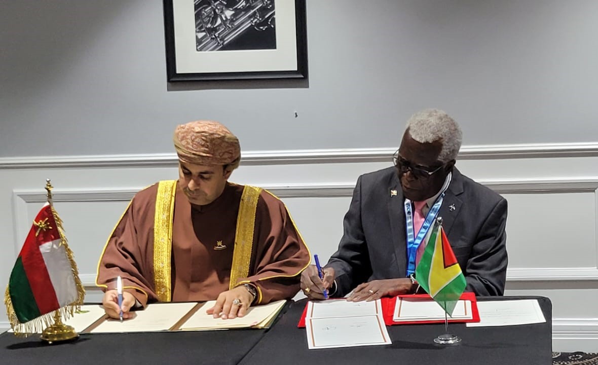 Guyana signs Air Services Agreement with Oman to facilitate air connectivity