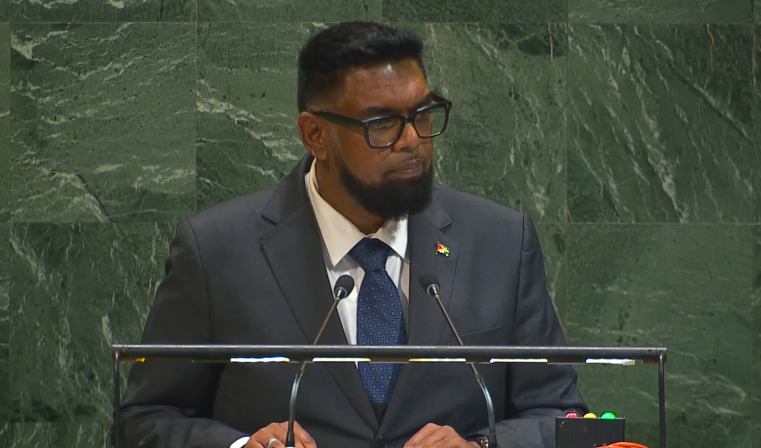 Guyana is ‘small and peaceful’ but ‘will not cower’ – Pres. Ali confronts Venezuela’s threats at UNGA