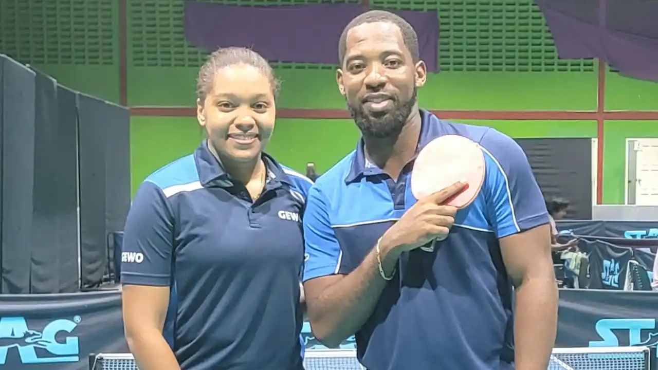 Doubles honours for Britton and Edghill at Senior National Table Tennis Championships