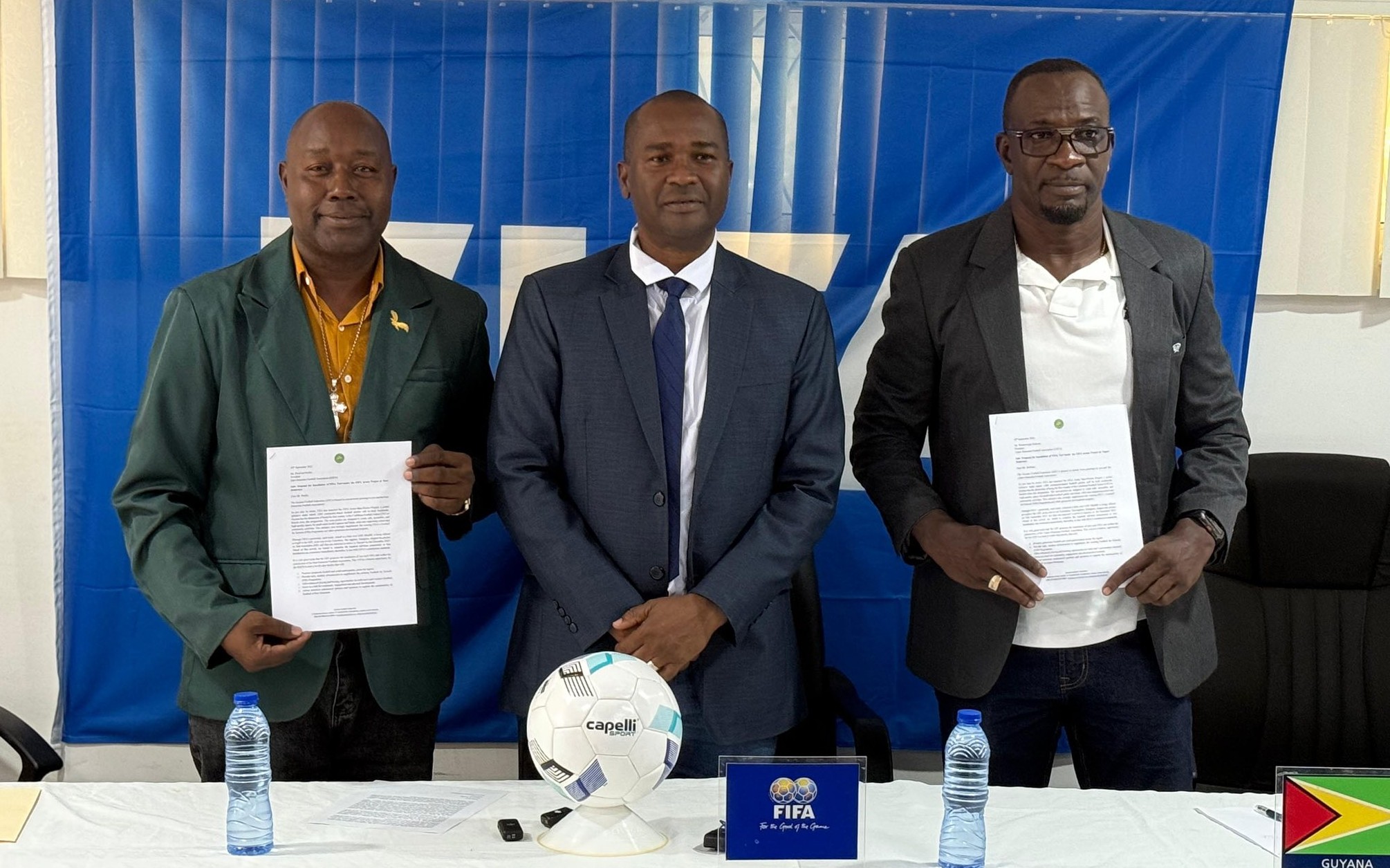 Football mini-pitches for East Demerara and Linden under FIFA Arena Project