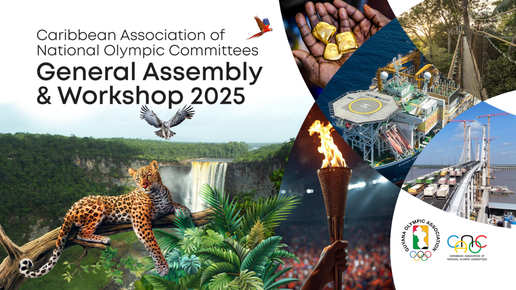 Olympic Association unveils official logo for CANOC General Assembly and Workshop 2025