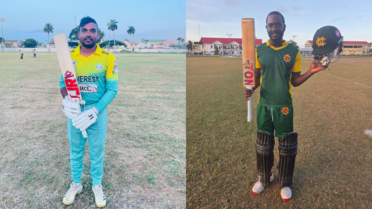 GCA 50-Over First-Division: Looknauth (98*) guides Everest to win; Benjamin’s 155* falls short for GDF