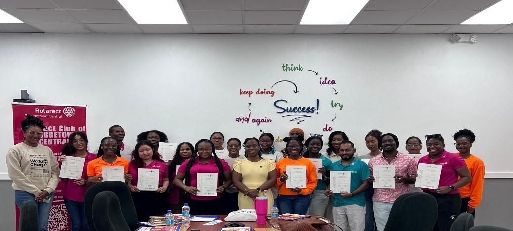 Rotaract Georgetown Central continues impactful projects