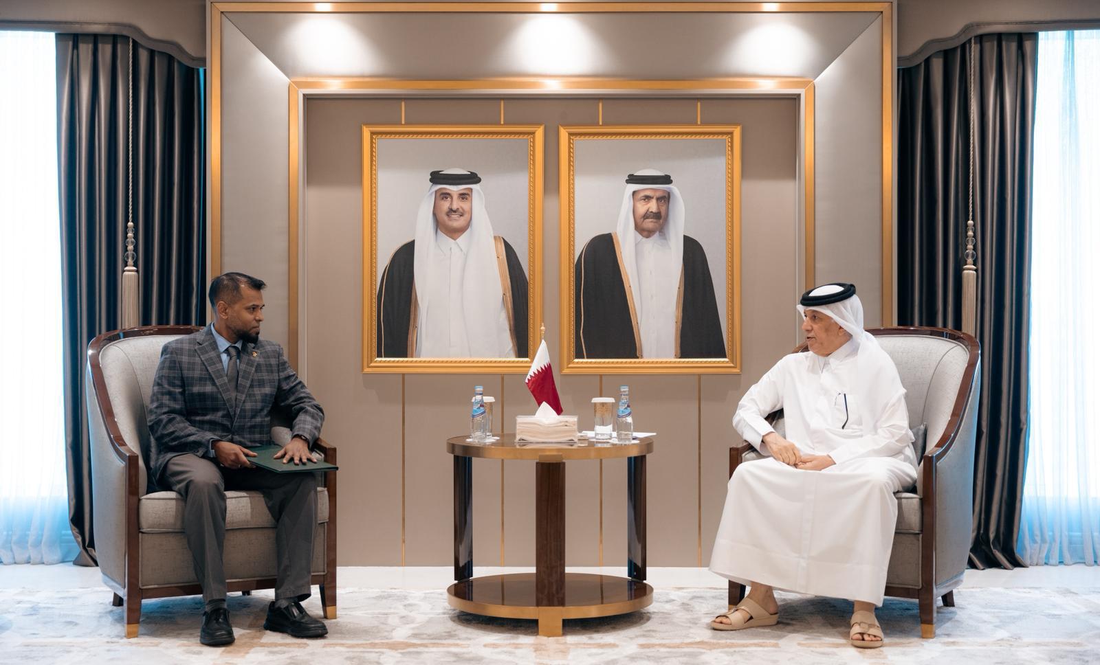 Qatar’s Amir receives message from President Ali on strengthening bilateral ties