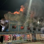 Fire destroys Bartica three-storey building