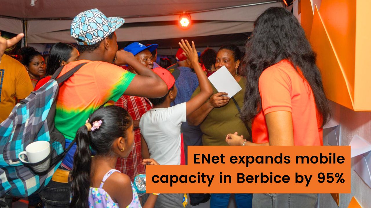 ENet expands mobile capacity in Berbice by 95%; major giveaways at Expo