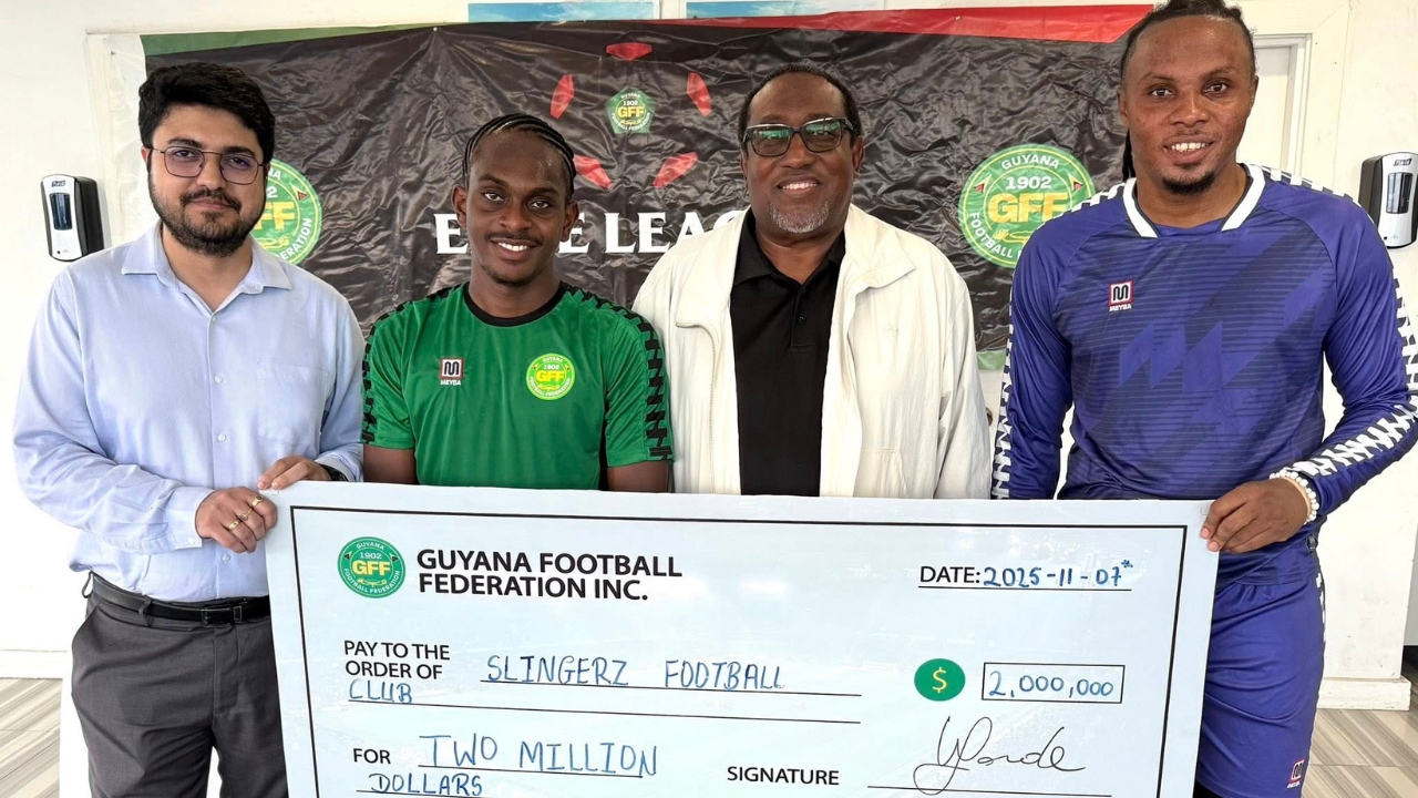 GFF presents $2M prize to Elite League VII champions Slingerz Football Club