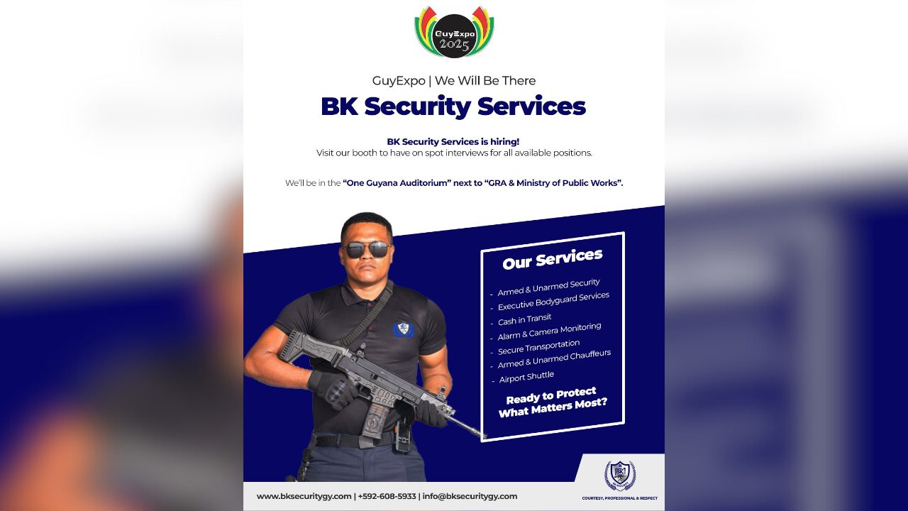 BK Security launches smart security at GuyExpo 2025