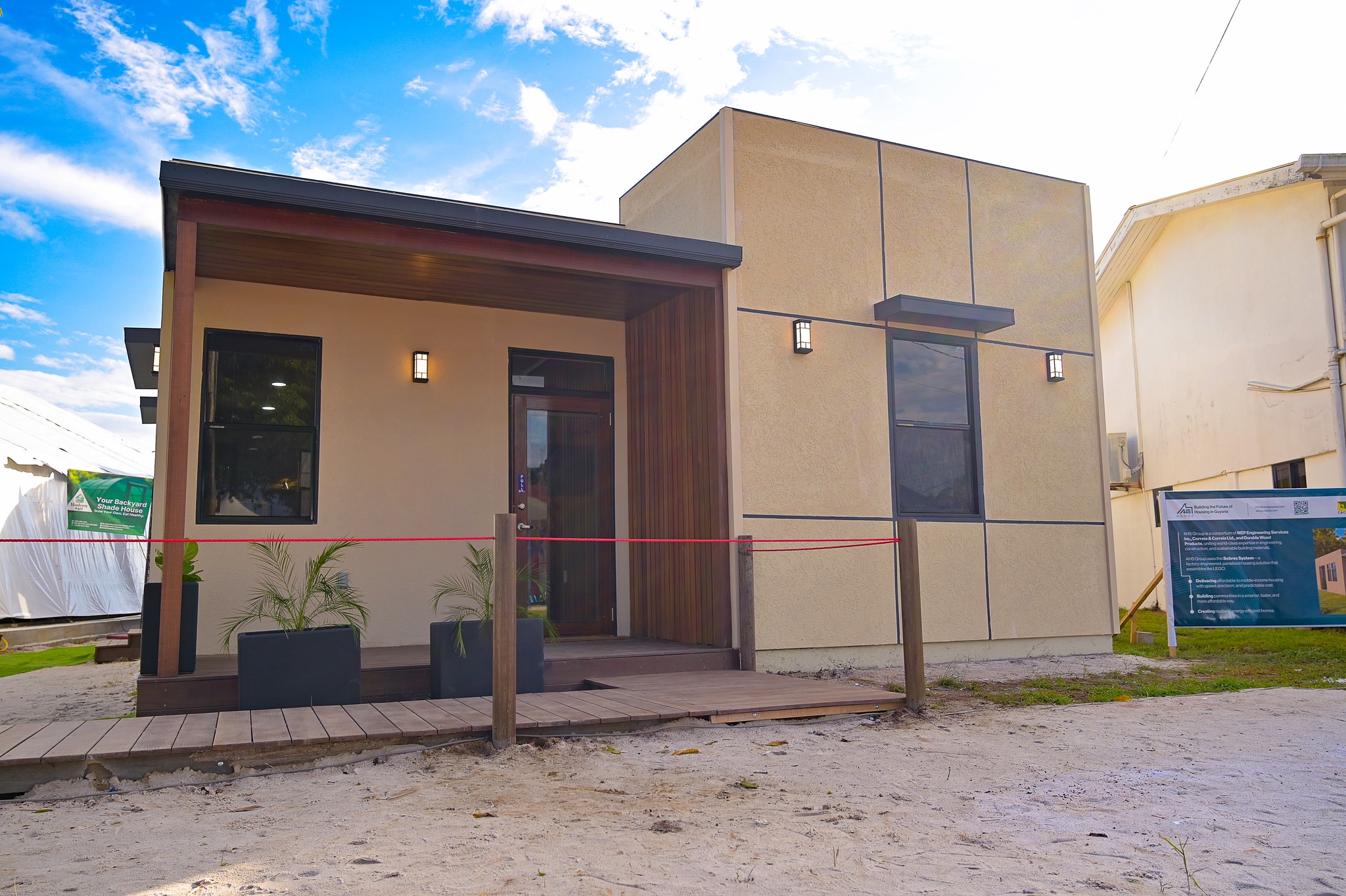 AHS Group unveils sustainable modular house at GuyExpo2025