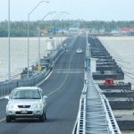 High-speed crash at Berbice River Bridge leaves family and visitors injured