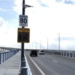 Speed cameras, radar signs live on Bharrat Jagdeo Demerara River Bridge from this weekend