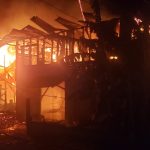 Man taken into custody after fire destroys Corentyne house