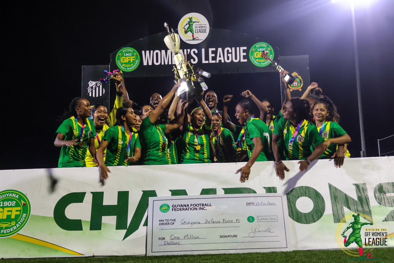 GDF rewarded G$1M after perfect Women’s League triumph