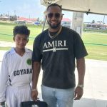 Heyliger gives back to Essequibo youth cricketers