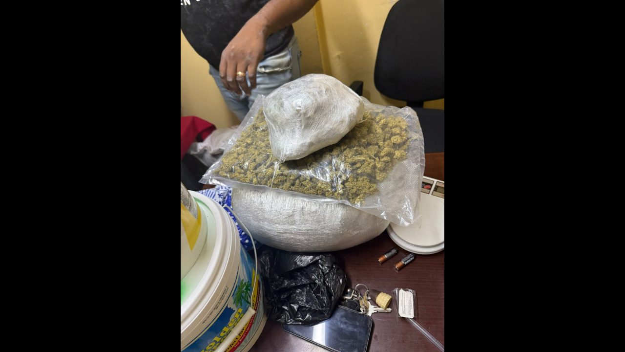 Miner arrested after ganja found at Parika
