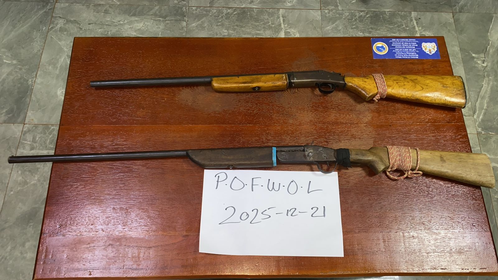 Man jailed after illegal firearms seized in Karasabai
