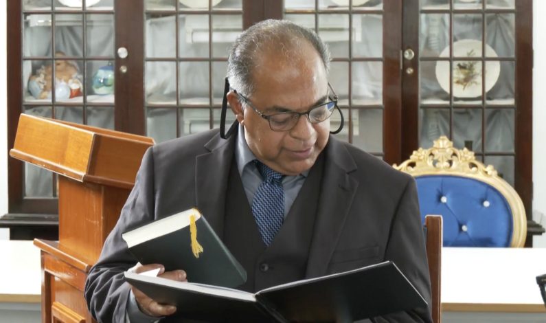 President Ali swears in Justice Rafiq Khan as 7th appellate judge