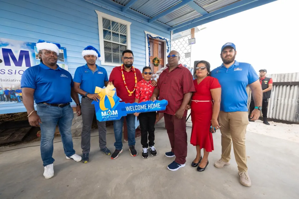 President Ali gifts Enterprise family new home for Christmas