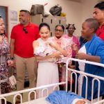 First lady visits Christmas babies at GPHC
