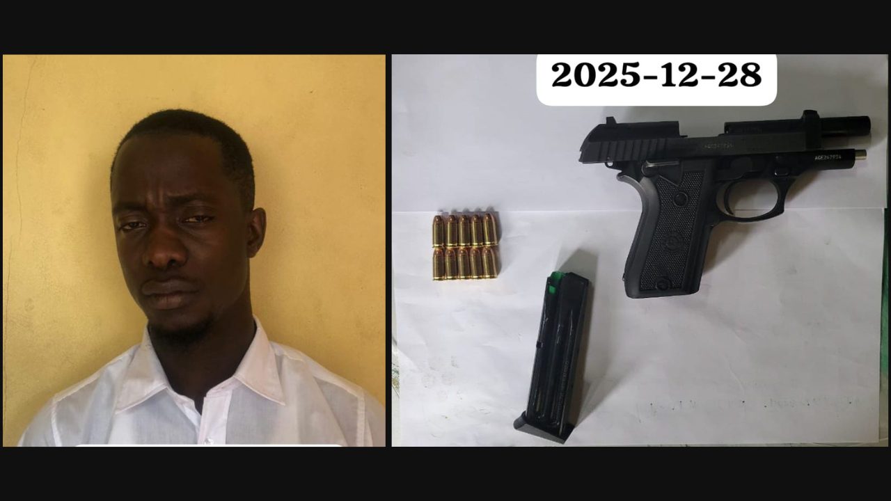 Man charged, remanded to prison after discharging firearm
