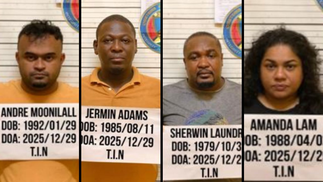 Four persons remanded to prison after nabbed with nearly 70 lbs of cocaine 